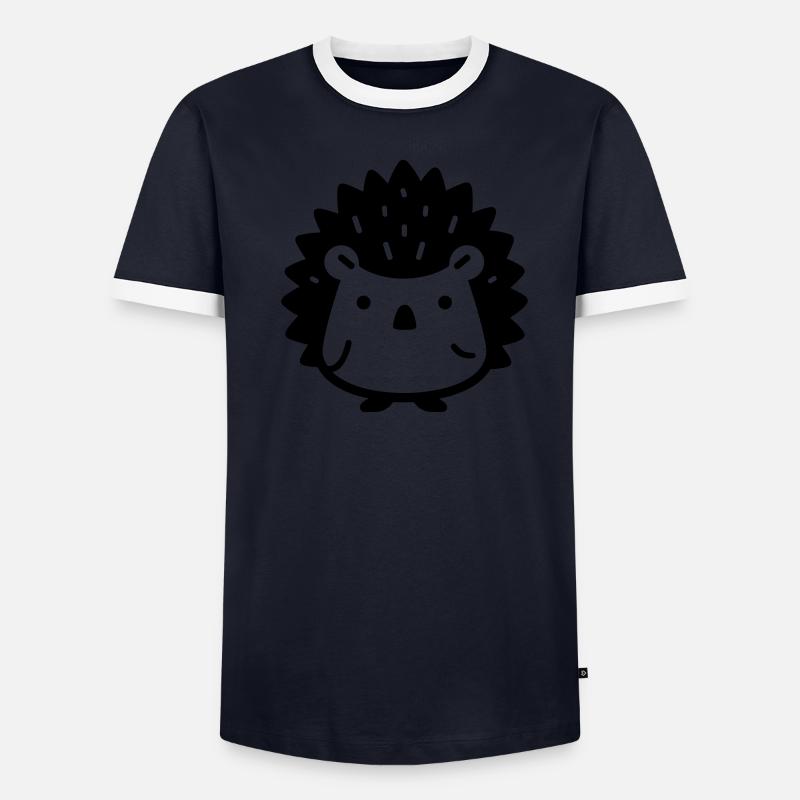 Hérisson T-shirt contrasté Homme
