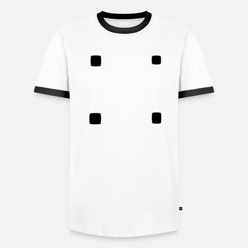 Square Square Shape Icon Four Men's Ringer Shirt