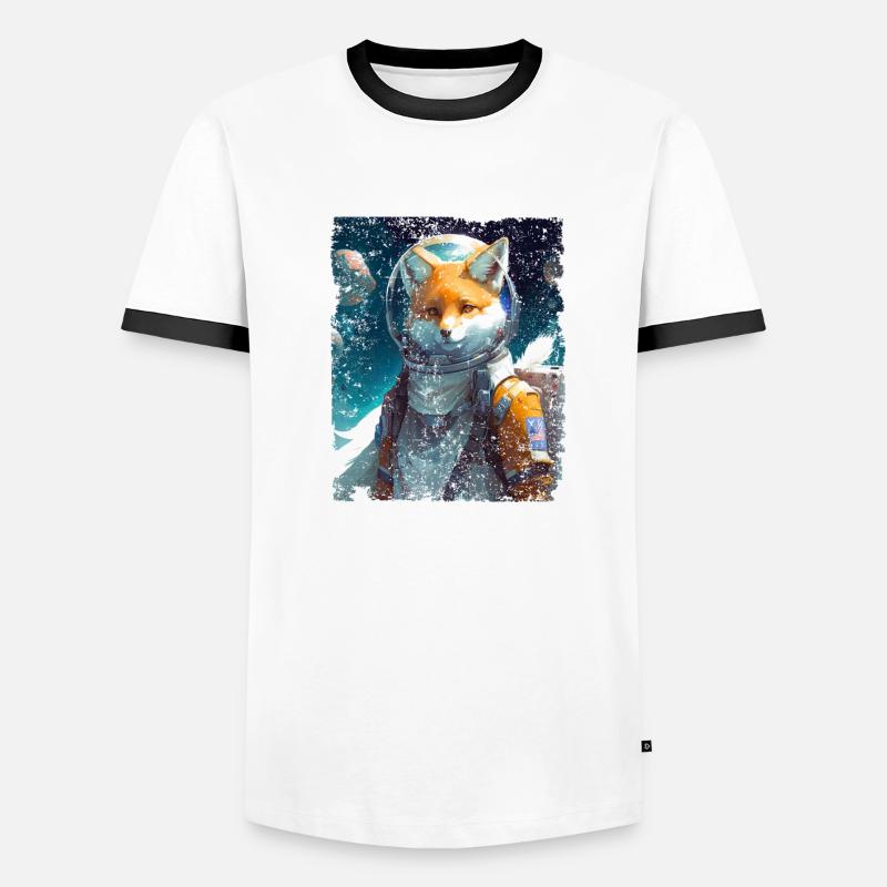 Space Fox Fox Combinaison spatiale T-shirt contrasté Homme