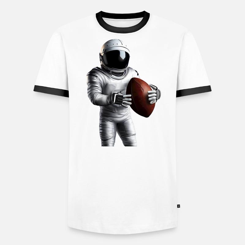 Atterrissage dans l’espace T-shirt contrasté Homme
