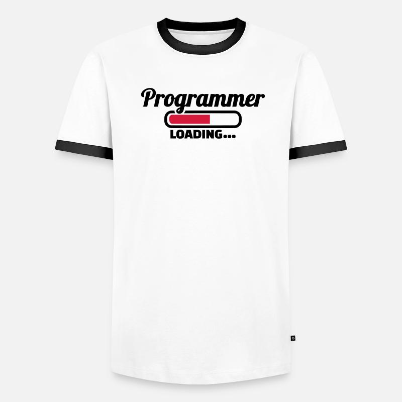 Programmierer Männer Kontrast-T-Shirt