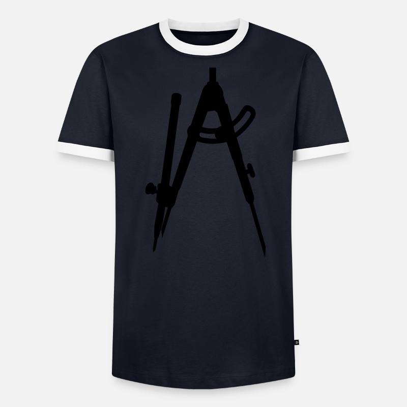 compas01 T-shirt contrasté Homme