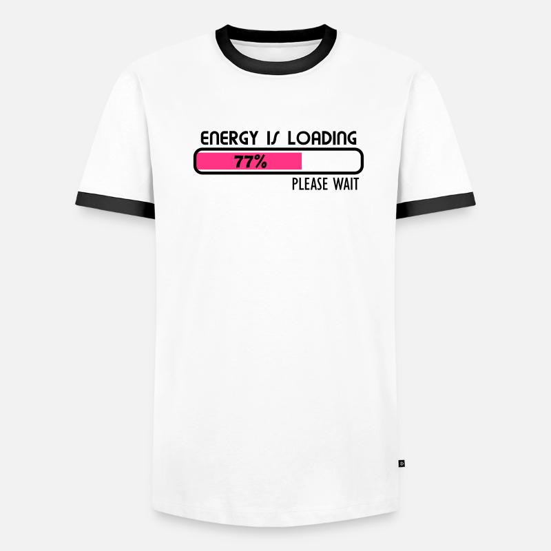 Energy loading - V2 Männer Kontrast-T-Shirt