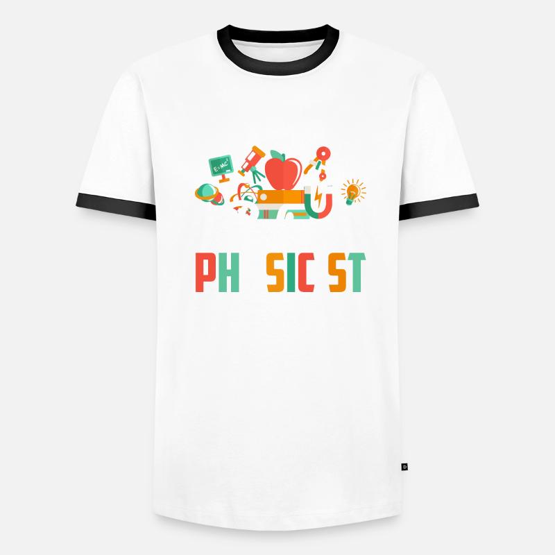 Physicist Retired Physicist Men's Ringer Shirt