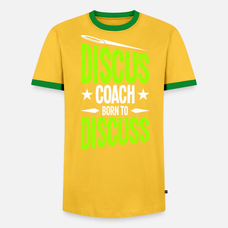 Diskuswurf Diskuswerfer Leichtathletik Diskus - Männer Kontrast-T-Shirt - undefined