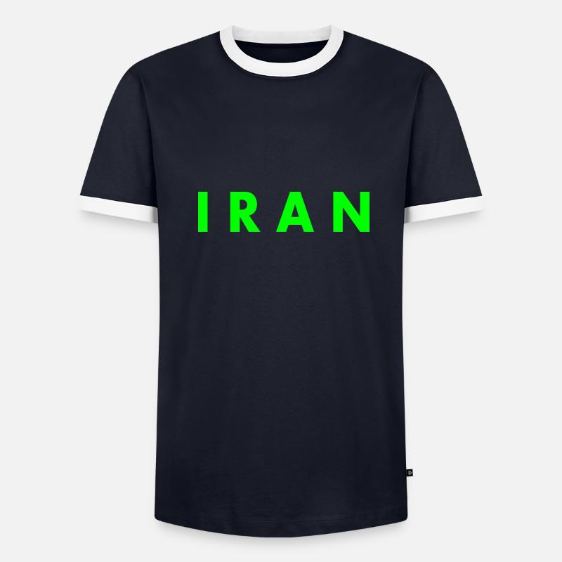 Iran T-shirt contrasté Homme