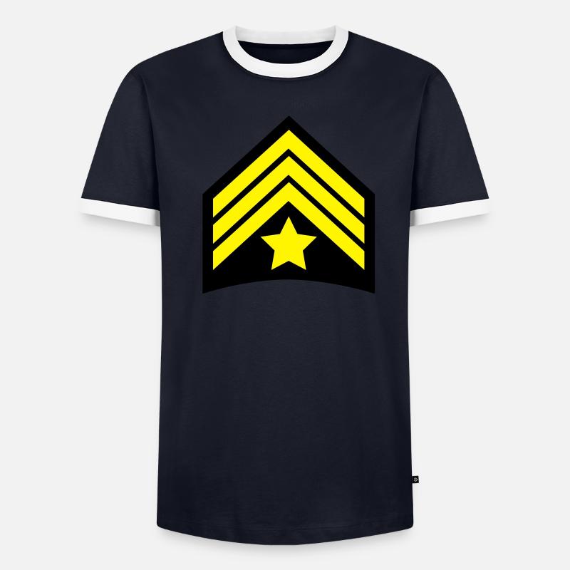 sergeant_cop__f2 T-shirt contrasté Homme