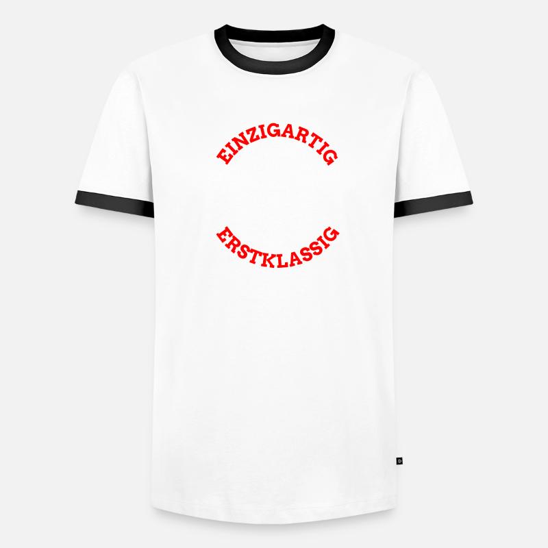 Schulkind 2023 Erstklassig Ich Bin Einzigartig Männer Kontrast-T-Shirt
