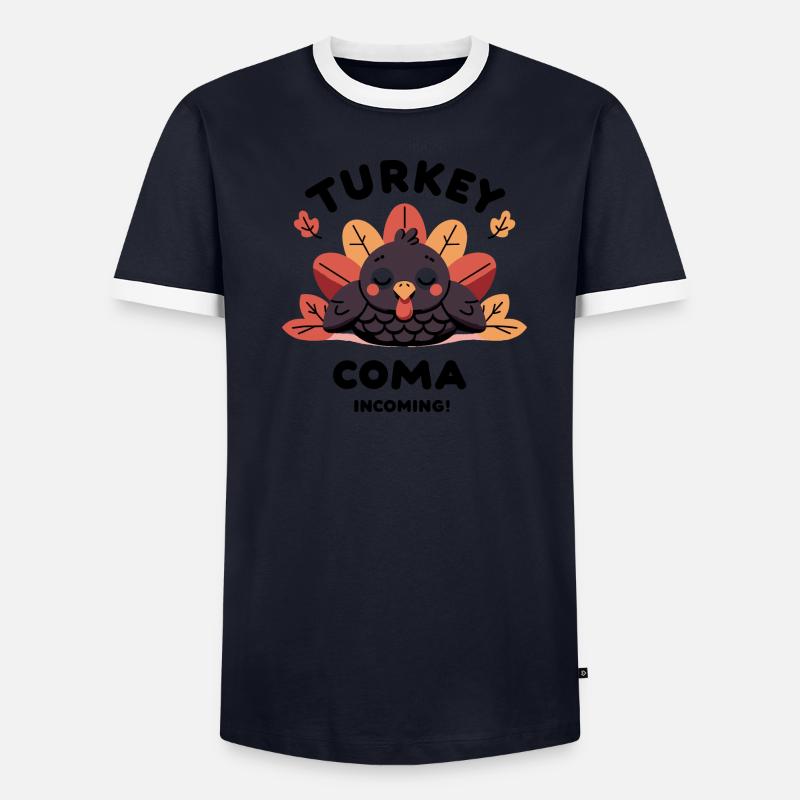 Coma de dinde à venir ! T-shirt contrasté Homme