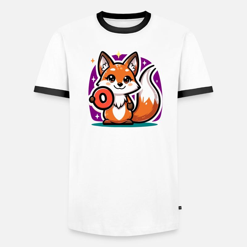 Adorable Zero No More Fox T-shirt contrasté Homme