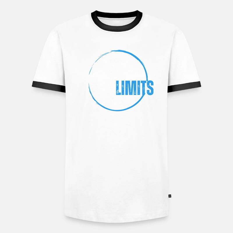 PUSH YOUR LIMITS - Motivation Männer Kontrast-T-Shirt