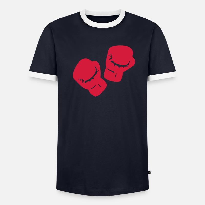 gant boxe boxing T-shirt contrasté Homme