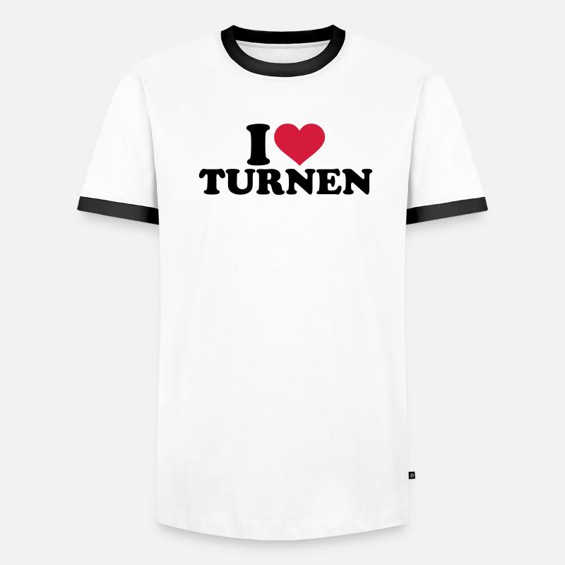 Turnen Männer Kontrast-T-Shirt