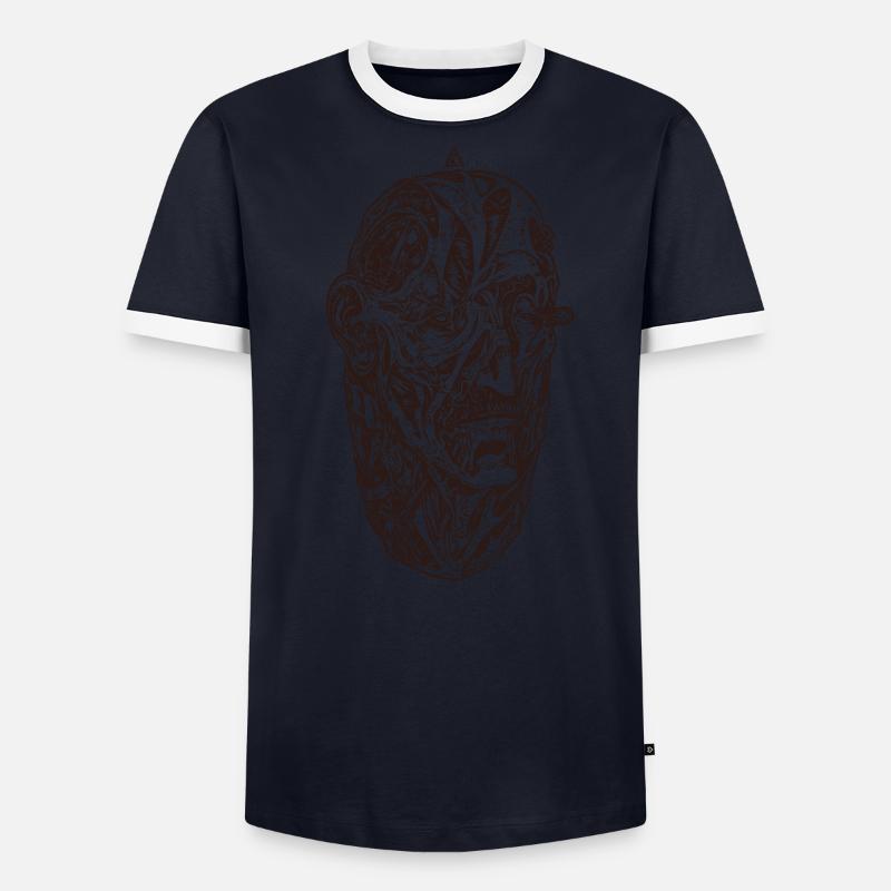 "Egg" (brown) Men's Ringer Shirt