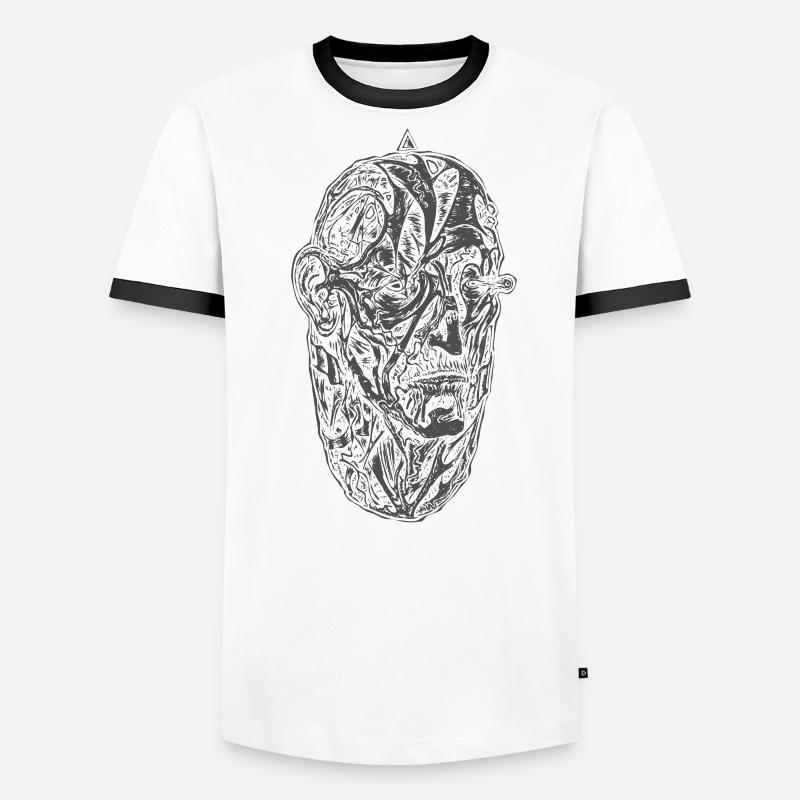 "Egg" (gray) Men's Ringer Shirt