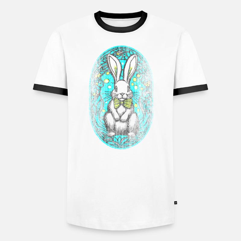 Easter Rabbit Men's Ringer Shirt