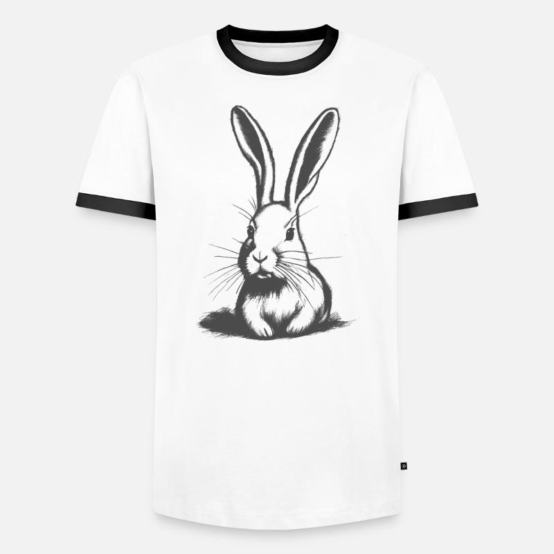 dunke rabbit Easter Men's Ringer Shirt