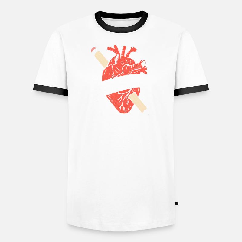 Zeichne oder stirb - Künstler lustig Männer Kontrast-T-Shirt