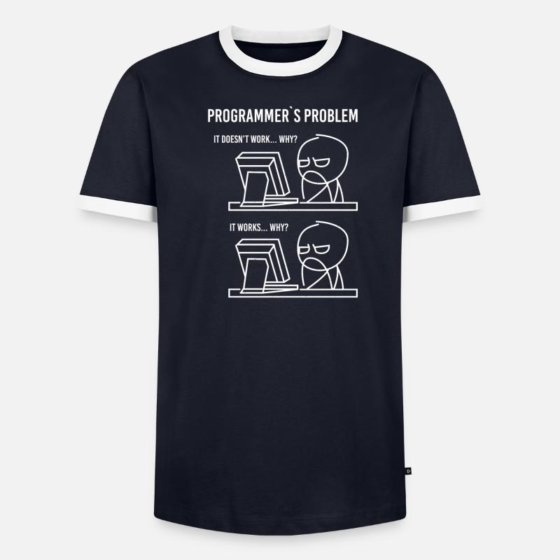 Software Entwickler Problem Lösung - Männer Kontrast-T-Shirt - undefined