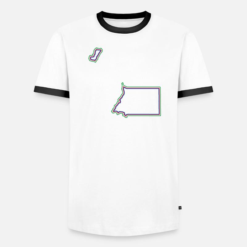 Guinée équatoriale T-shirt contrasté Homme