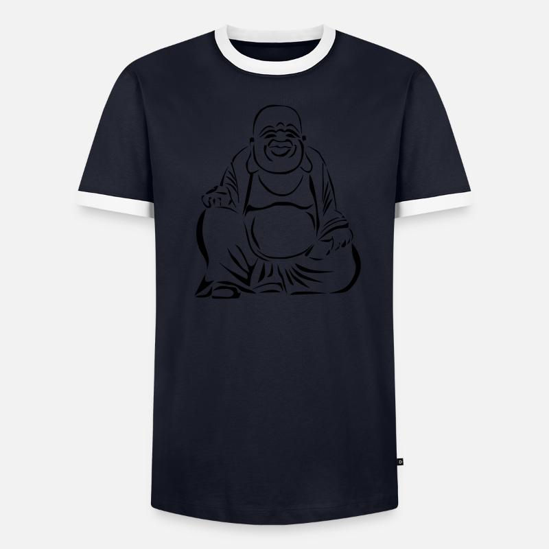 Bouddha T-shirt contrasté Homme