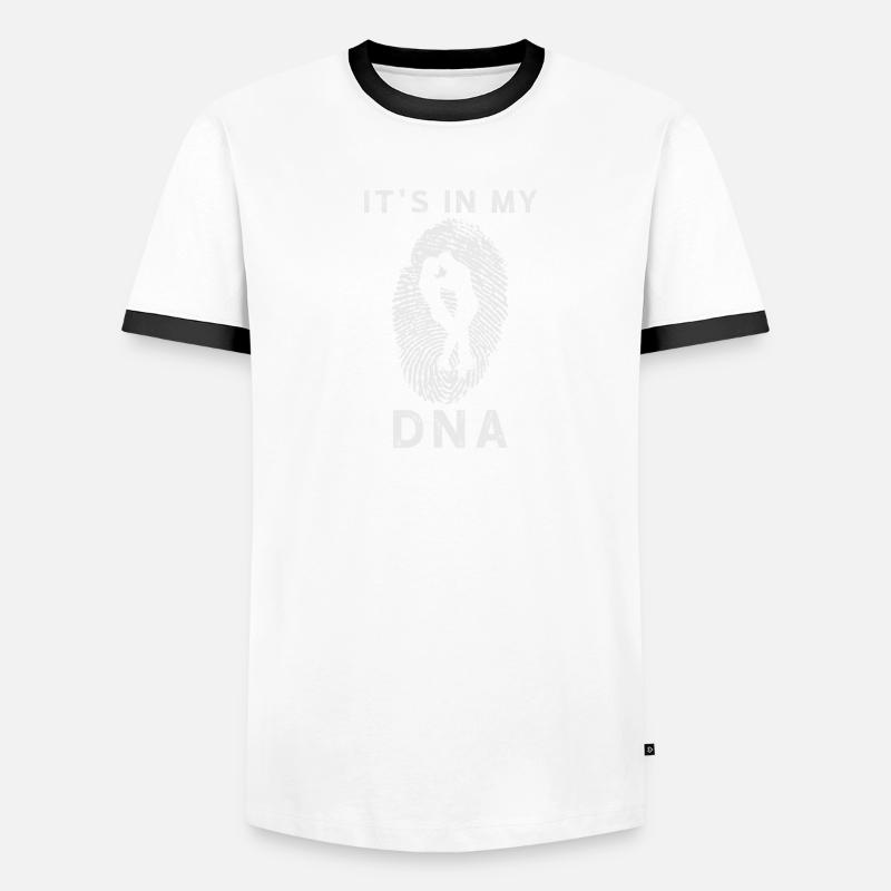 Bachata Kizomba Zouk c'est dans mon don ADN Danse T-shirt contrasté Homme