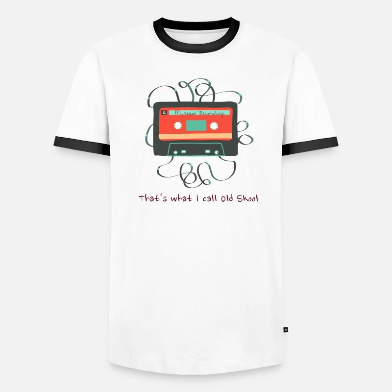 Old Cassette Mixtape: C’est ce que j’appelle Old Skool T-shirt contrasté Homme