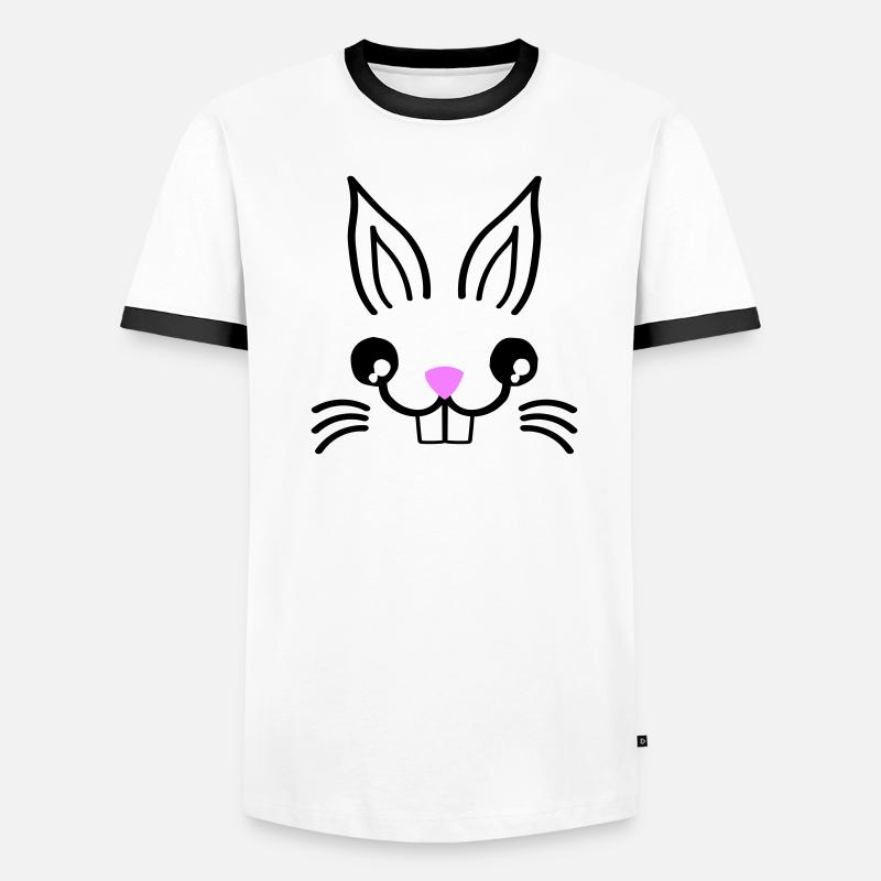 hase rabbit Männer Kontrast-T-Shirt