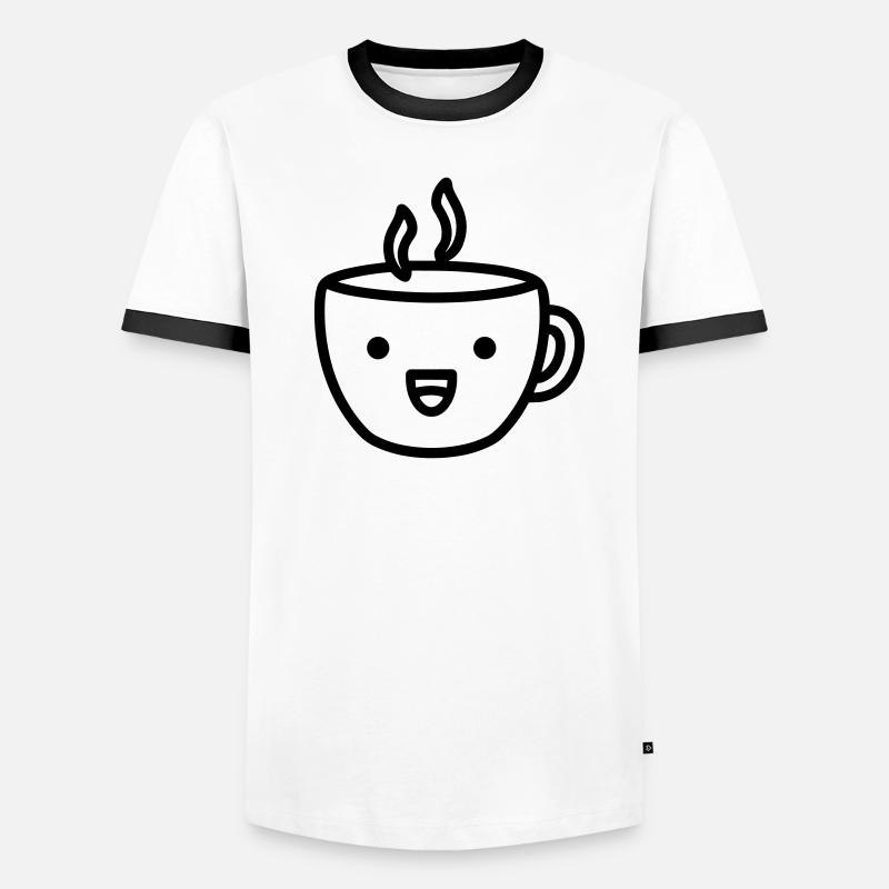 Mug de café T-shirt contrasté Homme