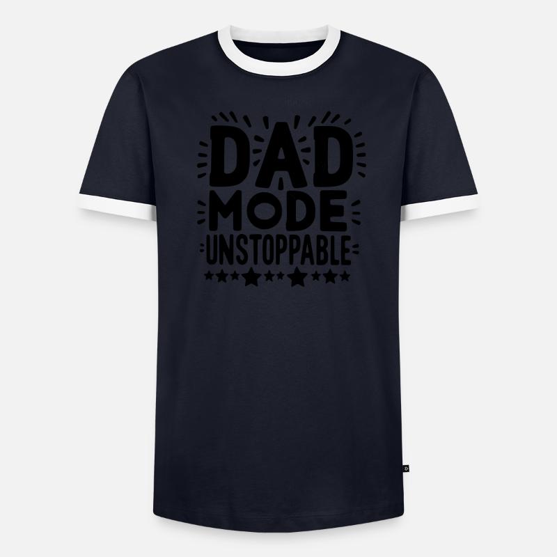 Mode papa imparable T-shirt contrasté Homme