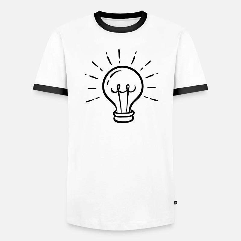 Ich habe eine neue Idee! Männer Kontrast-T-Shirt