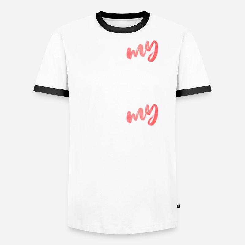 C'est mon corps, c'est mon choix T-shirt contrasté Homme