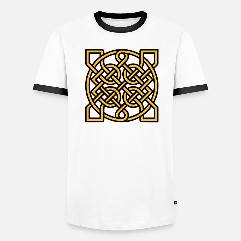 Knot pattern Men's Ringer Shirt