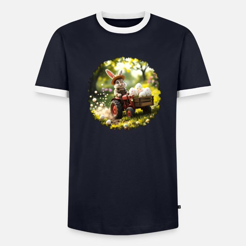 Easter Bunny Men's Ringer Shirt