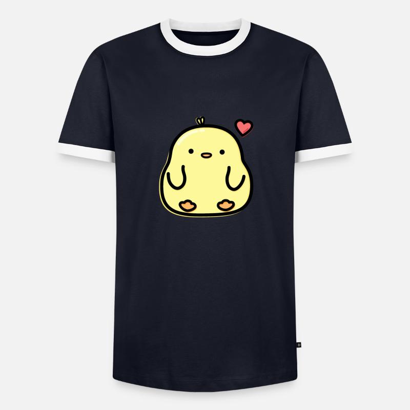 Poussin T-shirt contrasté Homme