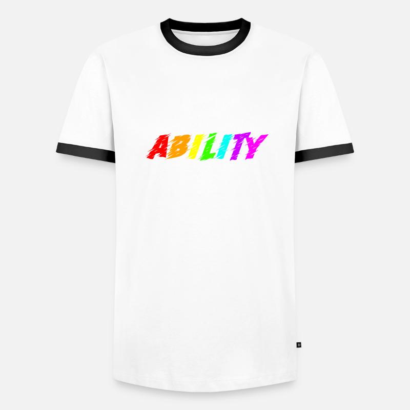 Ability Männer Kontrast-T-Shirt