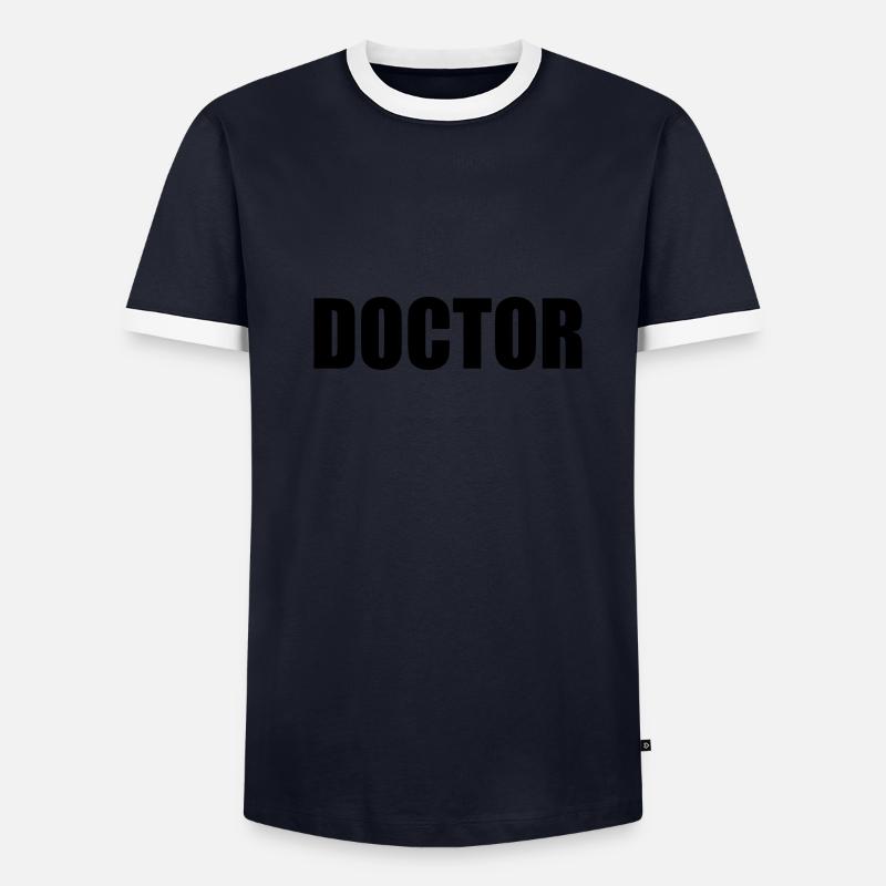 Médecin T-shirt contrasté Homme