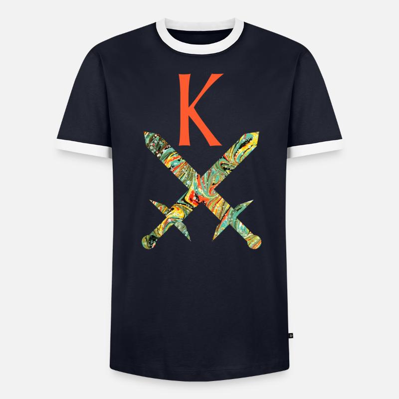 épées croisées e 200 k T-shirt contrasté Homme