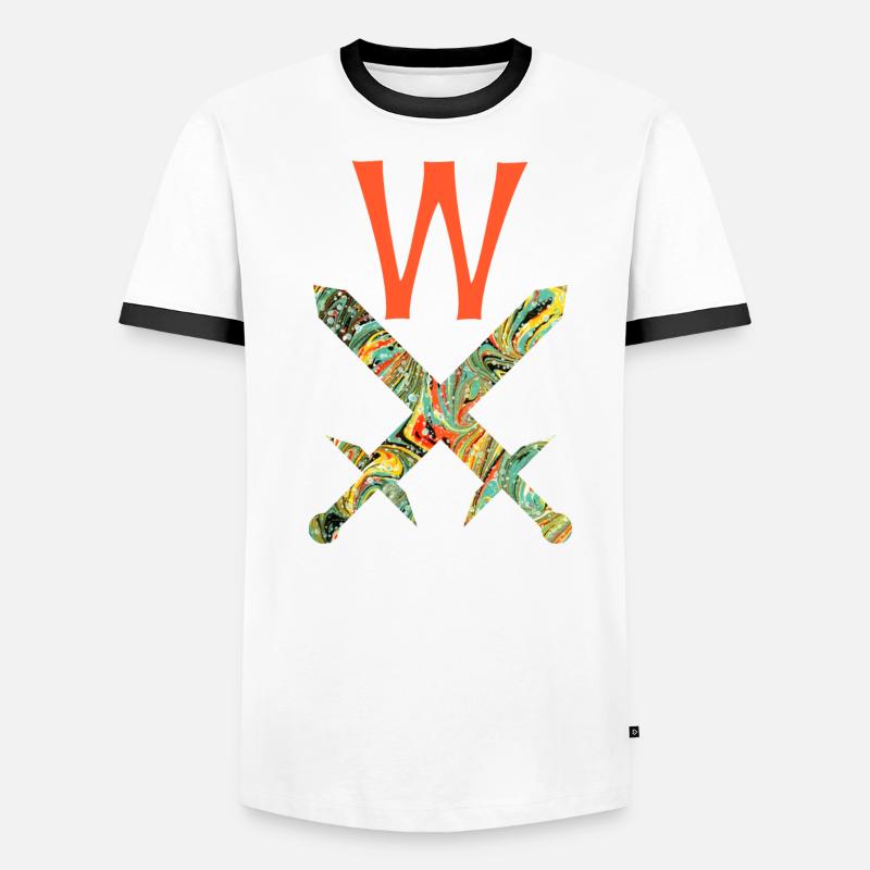 Crossed swords E 200 W Men's Ringer Shirt