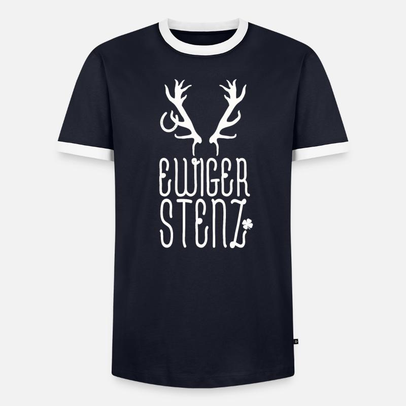 Ewiger Stenz Männer Kontrast-T-Shirt
