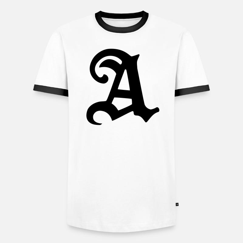 A Männer Kontrast-T-Shirt