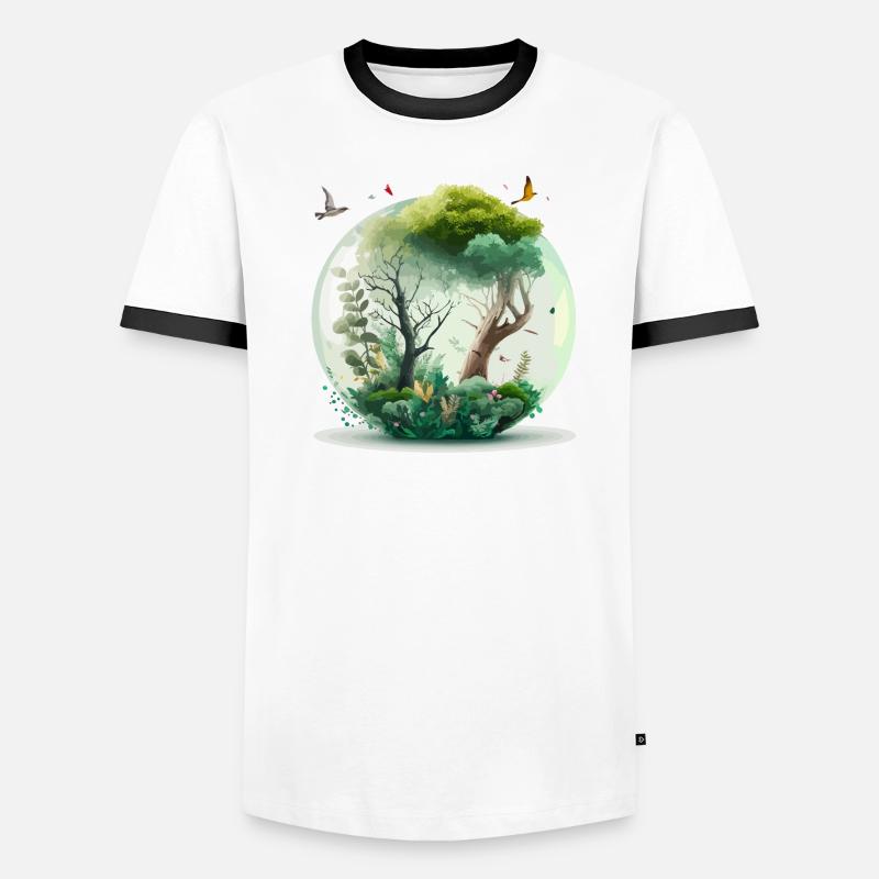 The miniature forest Men's Ringer Shirt