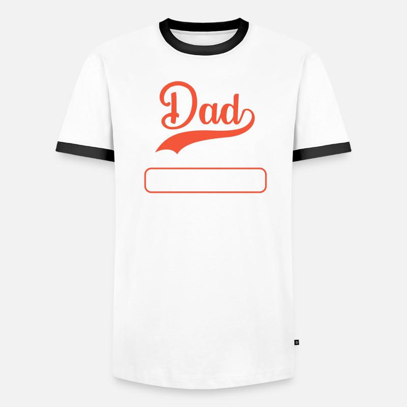 Dad Loading Design Männer Kontrast-T-Shirt