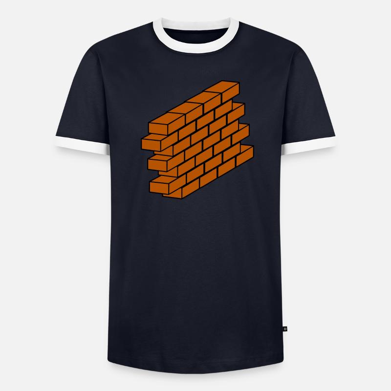 Brick wall Men's Ringer Shirt