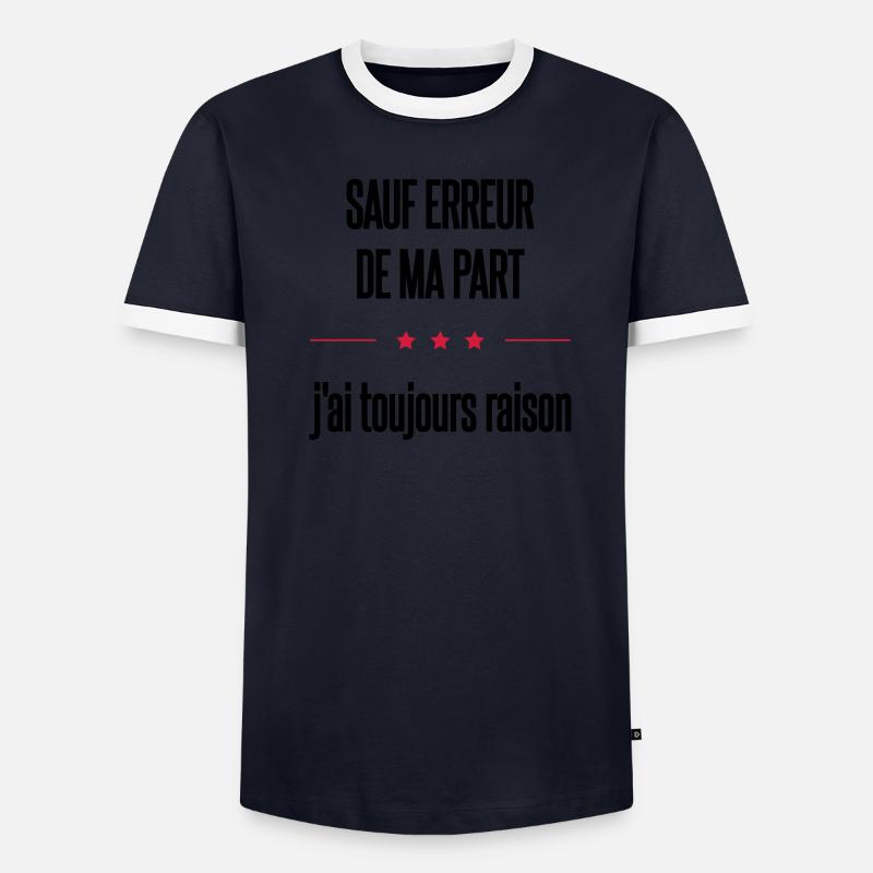sauf erreur T-shirt contrasté Homme