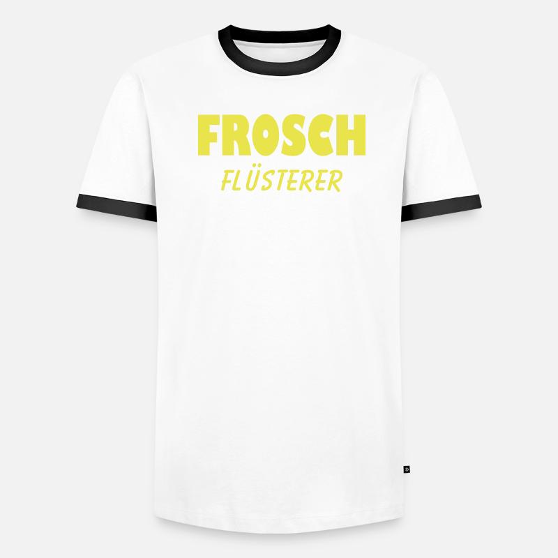 frosch flüsterer Männer Kontrast-T-Shirt
