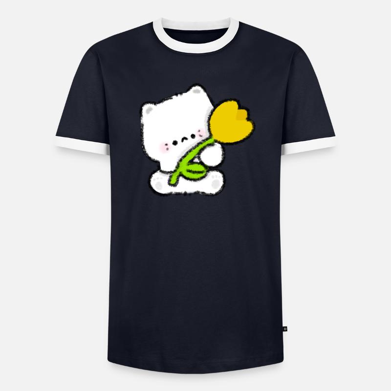 Romantic Kitty Men's Ringer Shirt