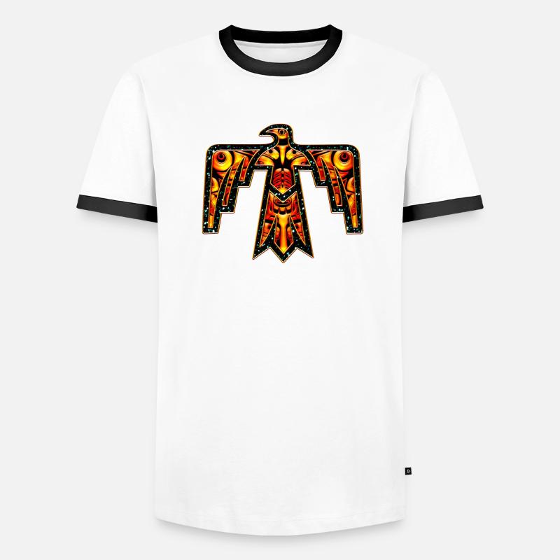 Thunderbird - native symbol power & strength Men's Ringer Shirt