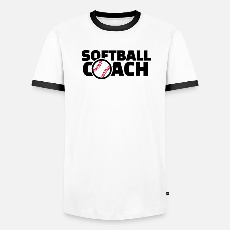 Softball Männer Kontrast-T-Shirt