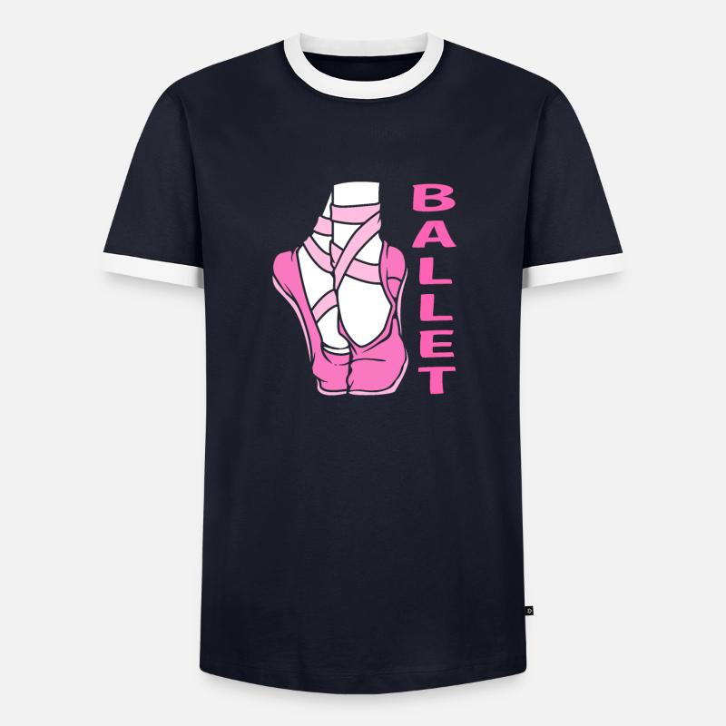 Danseuse de ballet T-shirt contrasté Homme
